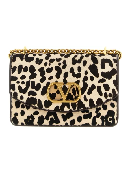 Wielobarwność torebka skórzana Valentino Garavani skórzana