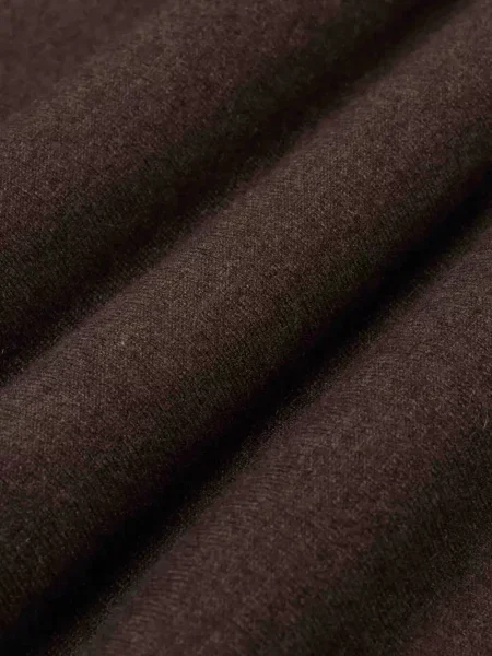 Μακρύς polo Doriani Cashmere κασμίρ καφέ