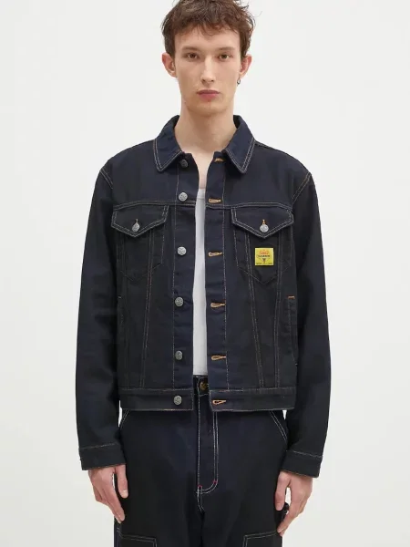Τζιν μπουφάν ICECREAM Oil Stained Trucker Jacket ανδρικό μπλε
