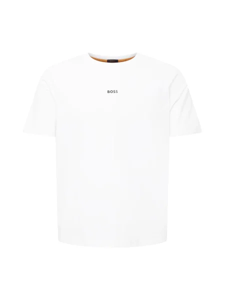 BOSS Orange Tricou Chup alb / negru