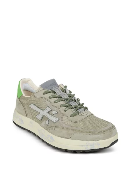 Sneakers Premiata με κορδόνια με δαντέλα με αυτόγραφο γκρι