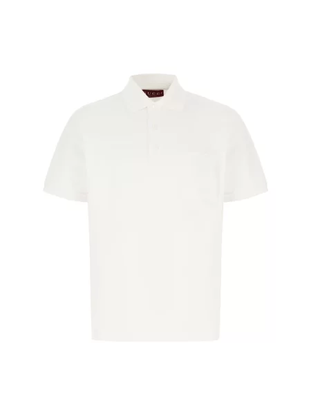 Koszulka polo Gucci biała