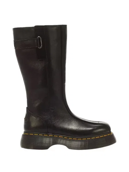 Cizme Dr. Martens din piele cu cataramă negru