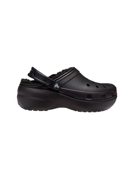 Platform talpú klasszikus félcipő Crocs fekete