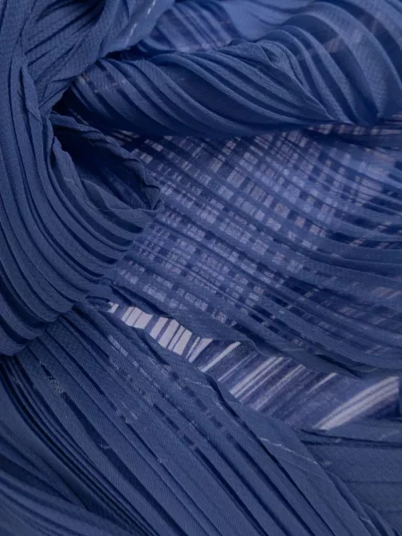 Fular Pleats Please Issey Miyake albastru