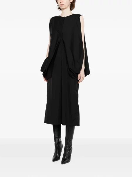 Rochie midi Less drapată negru