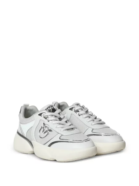 Sneakerși Pinko cu autograf alb