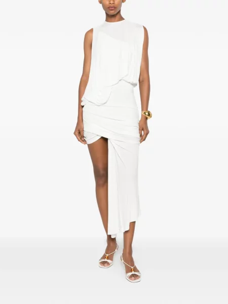 Rochie mini Christopher Esber alb