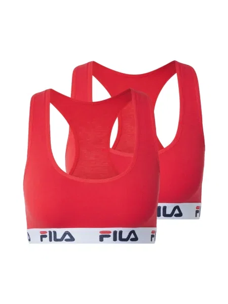 FILA Sutien albastru închis / roșu alb