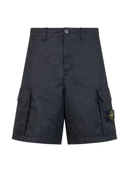 Szorty Stone Island z kamieniami niebieskie