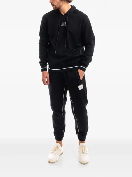 Hoodie Yes London μαύρο