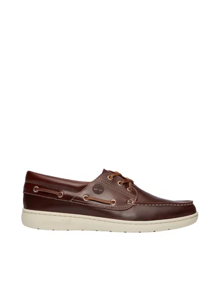 Półbuty Timberland skórzane czerwone