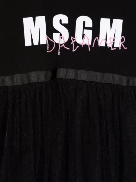 Dětské šaty Msgm černé