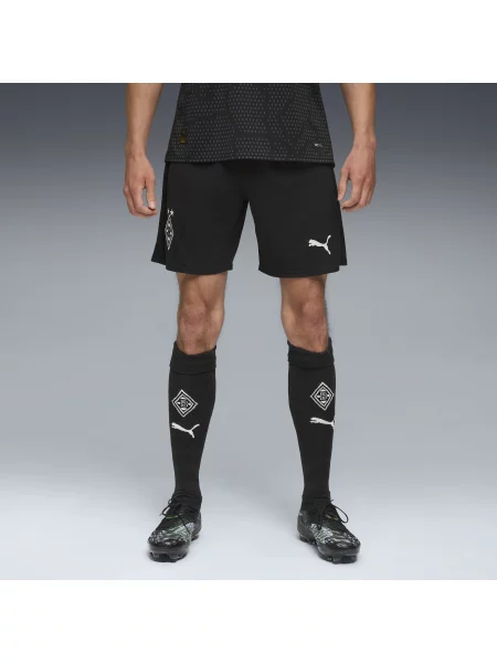 PUMA szorty Borussia Mönchengladbach Sport Czarny/Warm S biały