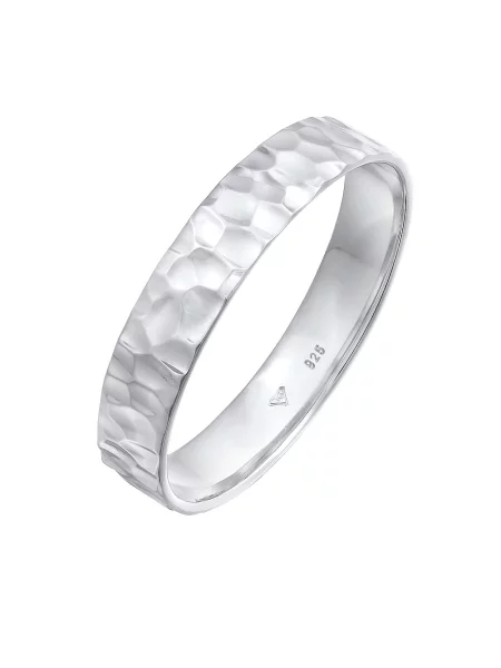 KUZZOI Prstan Organic' srebrna