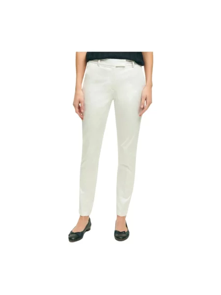 Spodnie Brooks Brothers białe