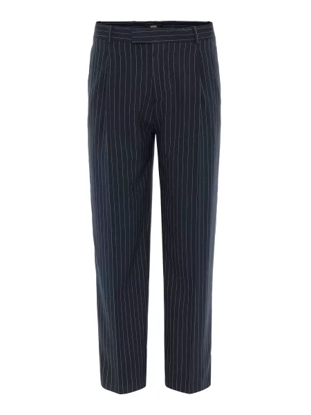 Antioch Pantaloni cutați Eurico albastru marin / murdar alb