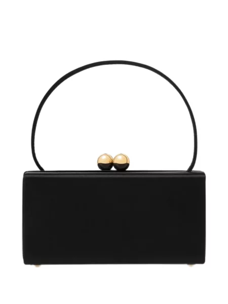 Top Carolina Herrera din satin negru
