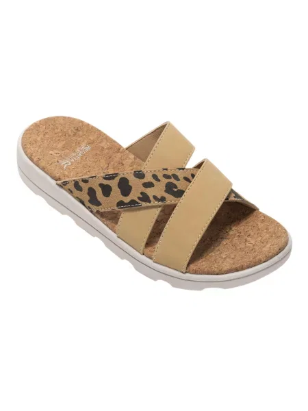 Sandały Cassie Leopard Pattern zielone