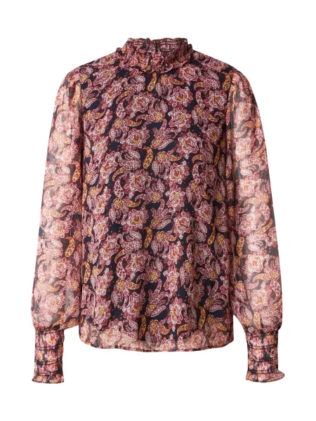 VERO MODA Palaidinė VMSMILLA tamsiai mėlyna / oranžinė pastelinė raudona