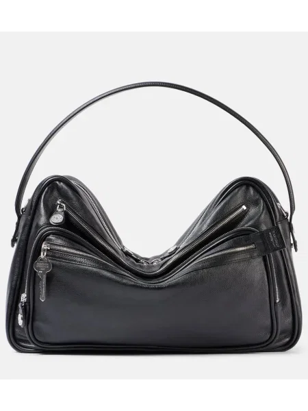 Torebka Acne Studios skórzana czarna