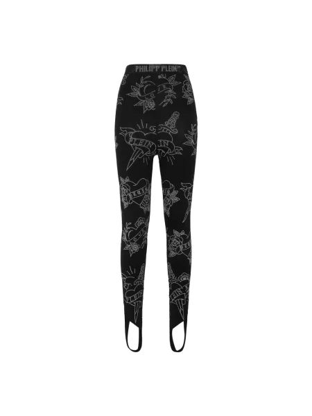 Spodnie Philipp Plein czarne