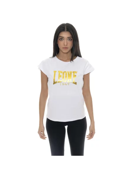 Scurt tricou Leone 1947 cu mâneci scurte alb