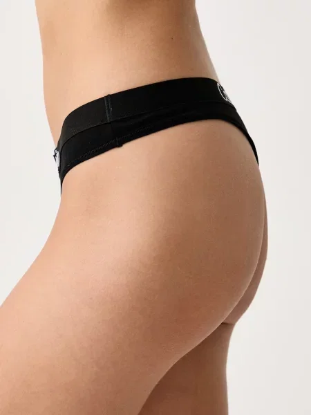 Calvin Klein Underwear Tangá / biela čierna