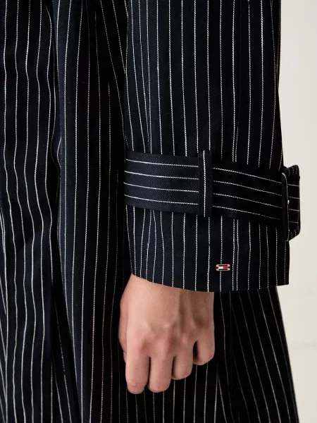 Tommy Hilfiger тренч дамски с добавен лен