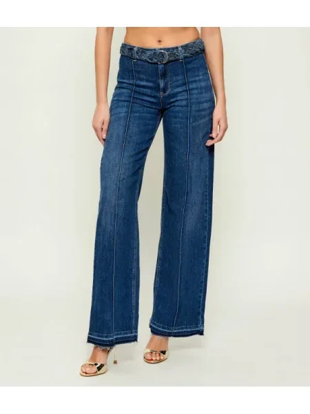 Liu Jo Blugi NERVATURE | flare fit albastru