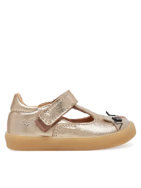 Nizki čevlji Mrugała Tola zlata