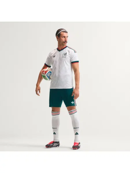 Koszulka wyjazdowa Meksyk 26 Authentic biała