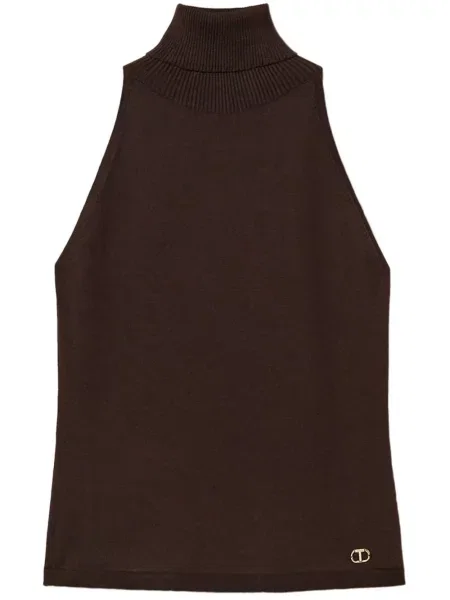 Top Twinset tricotate maro