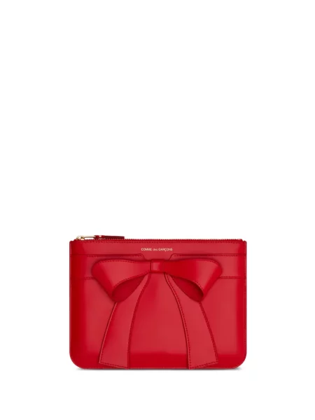 Portofel Comme Des Garçons Wallet cu funde roșu
