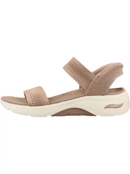 Sandały Skechers beżowe