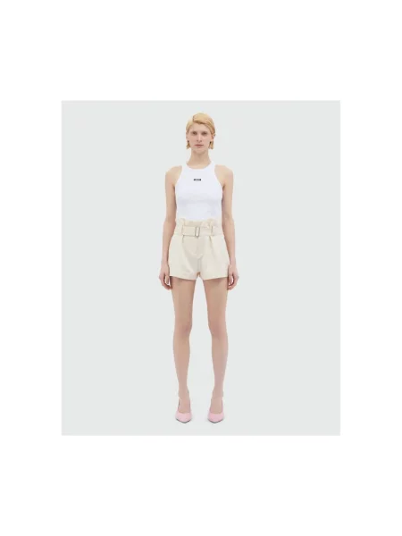 Krótkie szorty Msgm białe