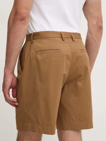 Šortky A.P.C. short crew hnědá