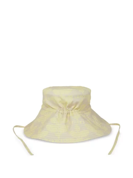 Pălărie Lancel cu model floral cu imagine