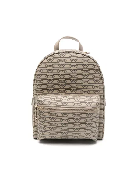 Plecak Emporio Armani beżowy