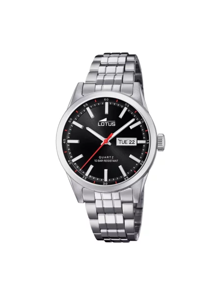 Lotus Analogové hodinky Watch Classics Steel' černá