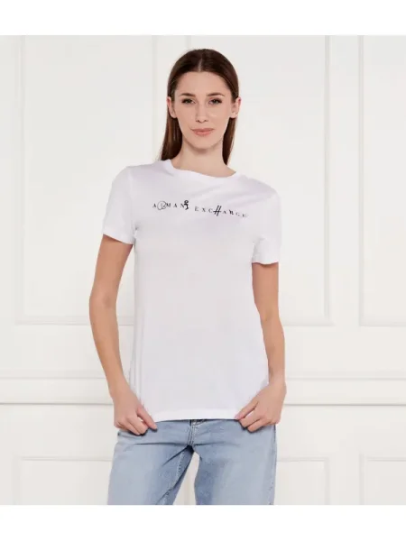 Armani Exchange Tricou alb