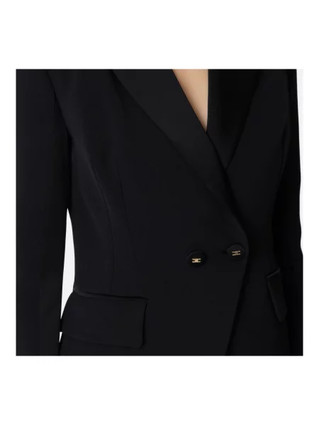 Geacă Elisabetta Franchi negru