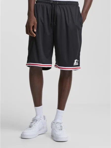 Pantaloni scurți Starter Black Label plasă negru