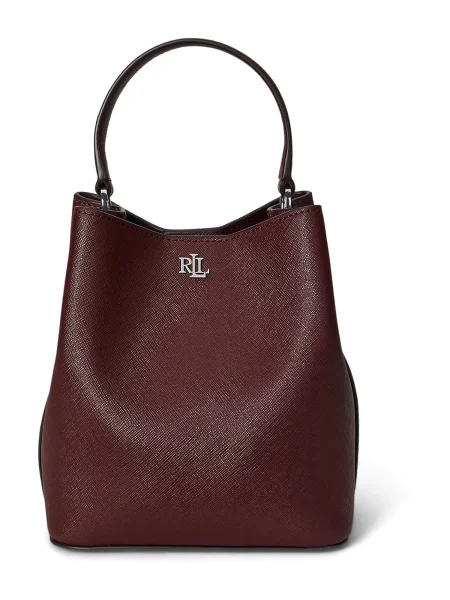 Lauren Ralph Lauren Ročna torbica Reese temno rdeča