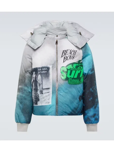 Kurtka puchowa Erl z nadrukiem