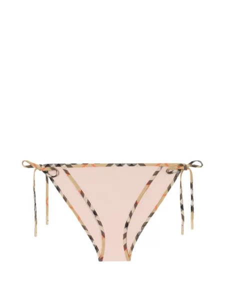 Bikini Burberry w kratkę różowe