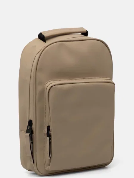 Rains plecak Book Daypack W3 duży gładki beżowy