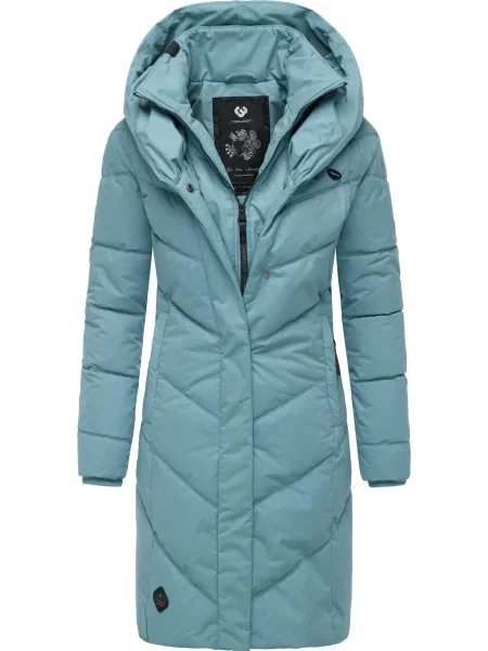 Ragwear Palton de iarnă Natalka fumuriu albastru