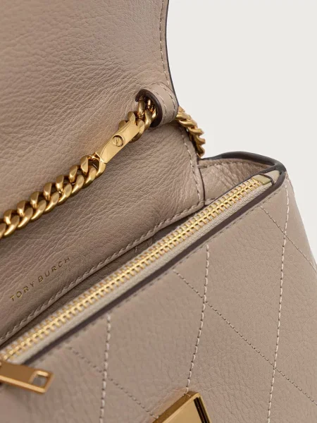 Кожаная сумка через плечо Tory Burch