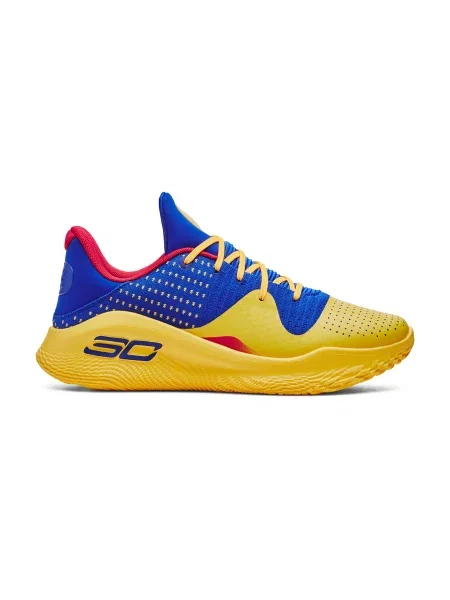 Under Armour Unisex Curry 4 Low FloTro Mężczyźni Buty sportowe Under Armour Size: niebieski